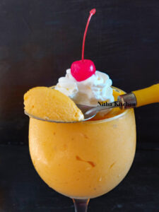 Eggless Mango Mousse Recipe From Scratch Nitha Kitchen