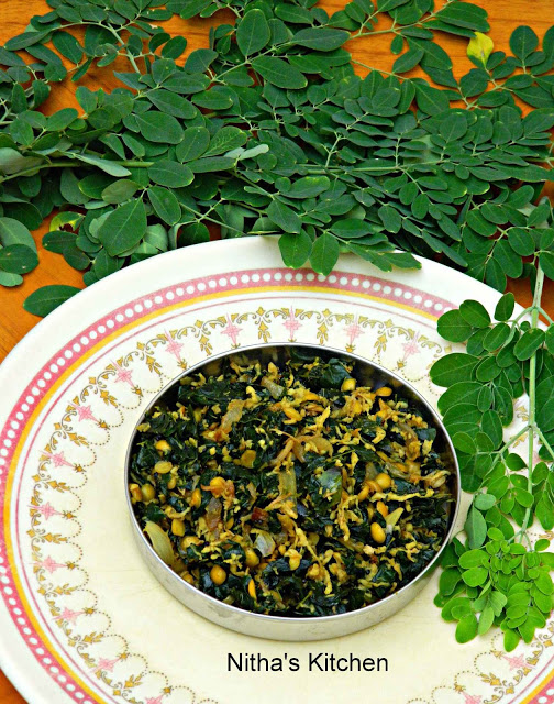 Murungakeerai Poriyal with Toor Dhal recipe
