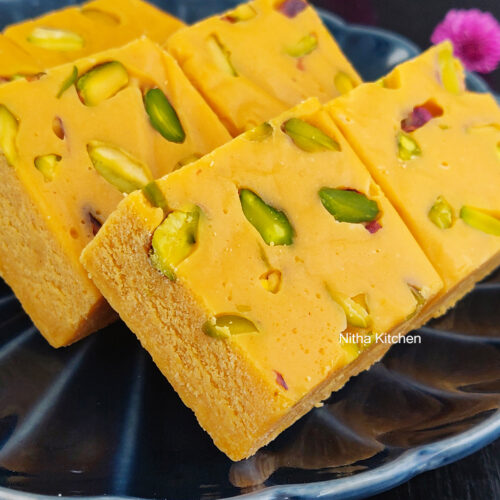 Besan Barfi Video Recipe - Nitha Kitchen