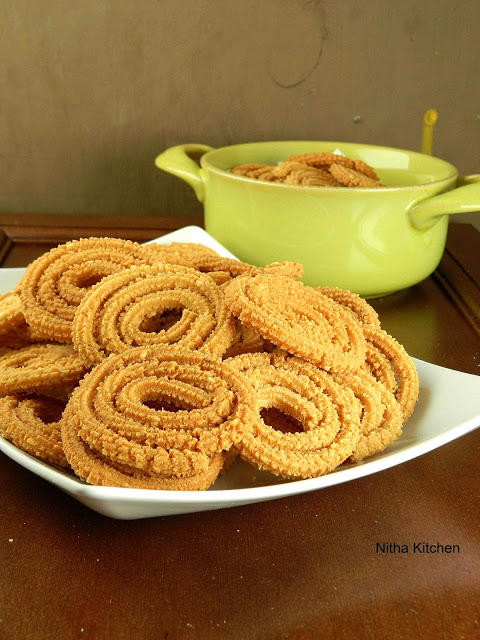 Peanut Chakli Verkadalai Murukku Using Instant Rice Flour