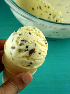 Chocolate Chip Ice Cream Recipe From Scratch - Nitha Kitchen