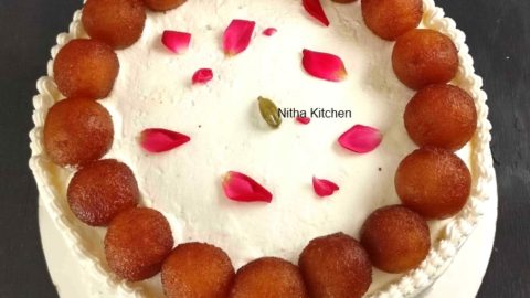 Gulab Jamun Cake Recipe | Easy & Eggless Recipe | Cook's Hideout