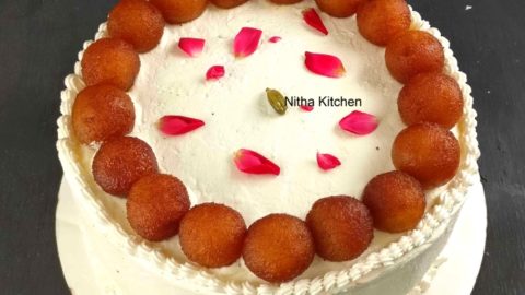 Gulab Jamun Cake Recipe From scratch