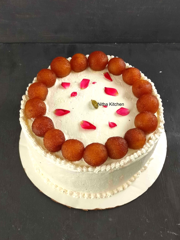 Gulab Jamun Cake Recipe From scratch