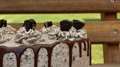 Oreo Ice Cream Cake From Scratch Video Recipe, how to make ice cream cake without spring foam pan