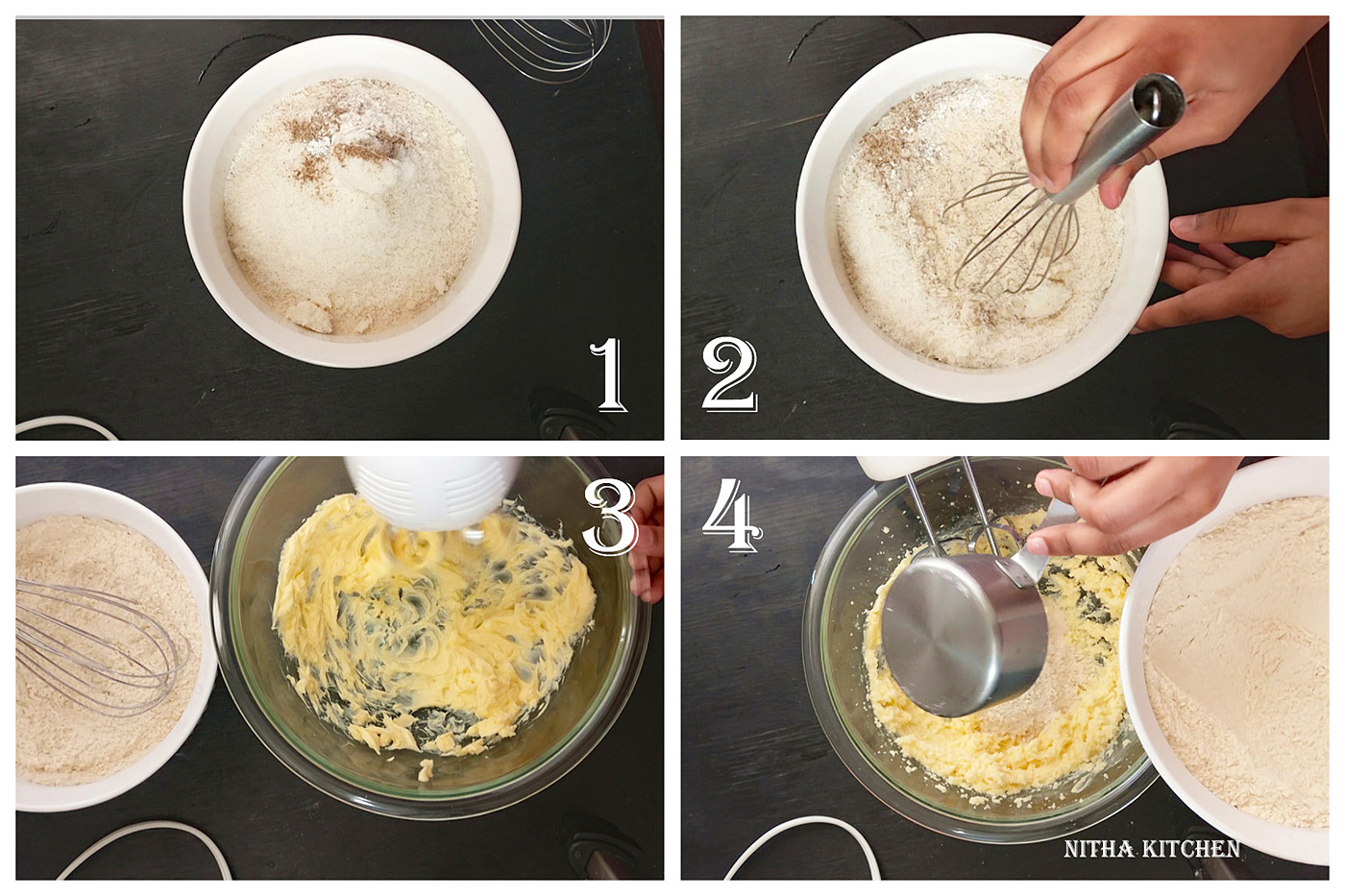 Nitha Kitchen Eggless Whole Wheat Coconut Cookies Recipe