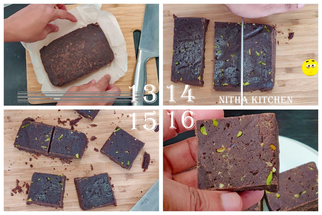 Step by step picture and video recipe for ragi chocolate burfi, finger millet flour recipe and sugar consistency for barfi