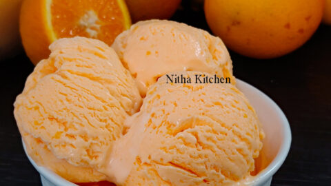 Orange ice cream recipe with ice cream maker sale